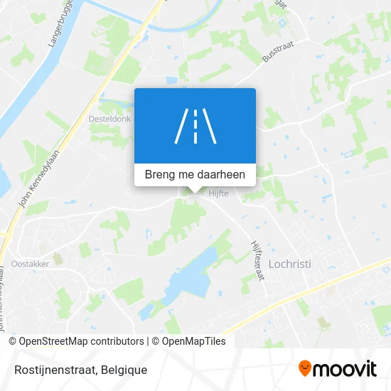 Rostijnenstraat kaart