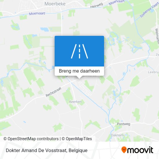 Dokter Amand De Vosstraat kaart