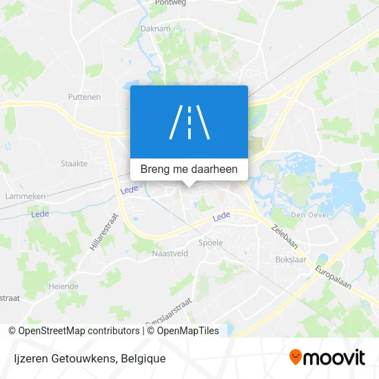 Ijzeren Getouwkens kaart