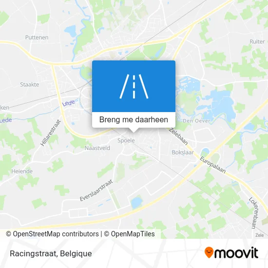 Racingstraat kaart