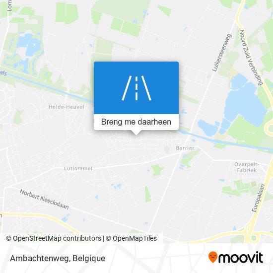 Ambachtenweg kaart