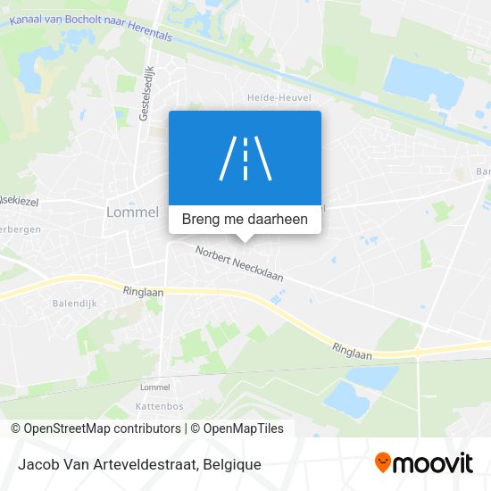 Jacob Van Arteveldestraat kaart