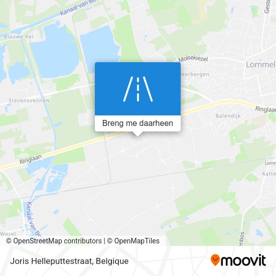Joris Helleputtestraat kaart