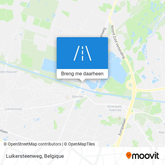 Luikersteenweg kaart