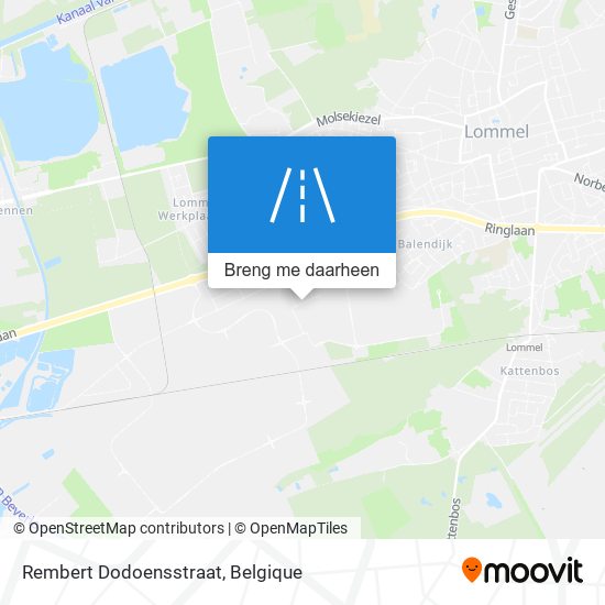 Rembert Dodoensstraat kaart