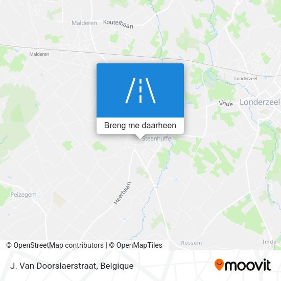 J. Van Doorslaerstraat kaart