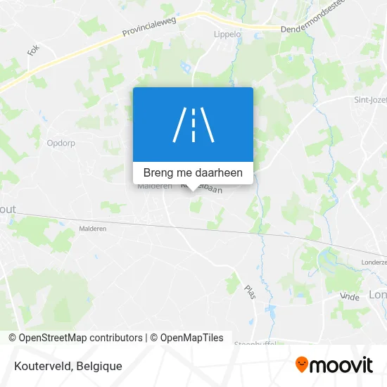 Kouterveld kaart