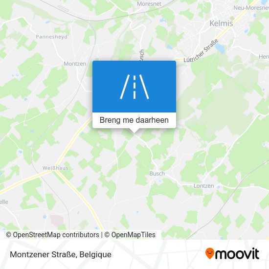 Montzener Straße kaart