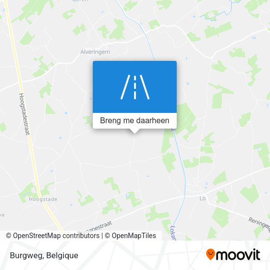 Burgweg kaart