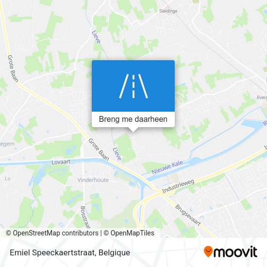 Emiel Speeckaertstraat kaart