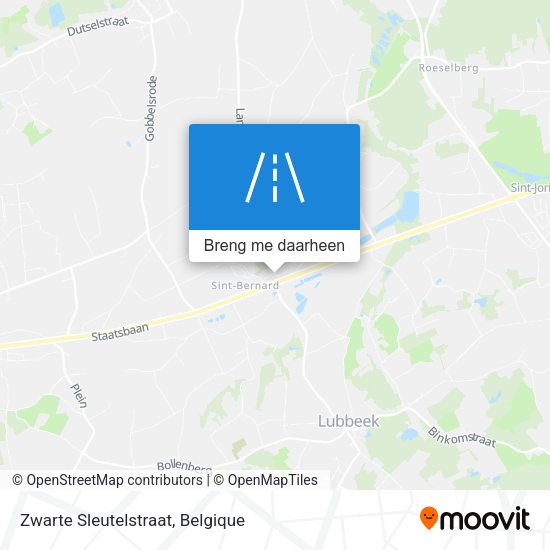 Zwarte Sleutelstraat kaart
