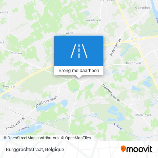 Burggrachtstraat kaart