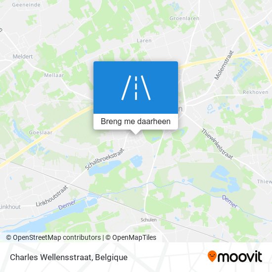 Charles Wellensstraat kaart