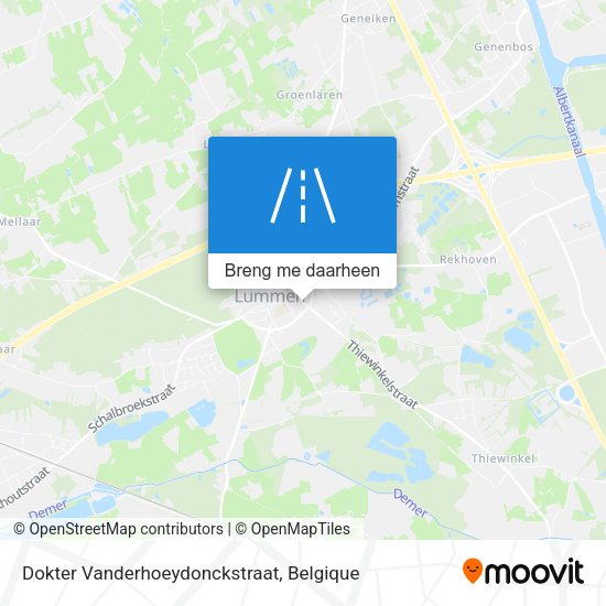 Dokter Vanderhoeydonckstraat kaart