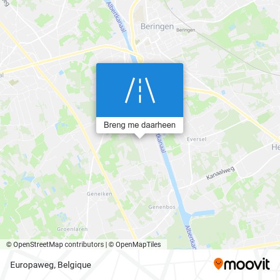 Europaweg kaart