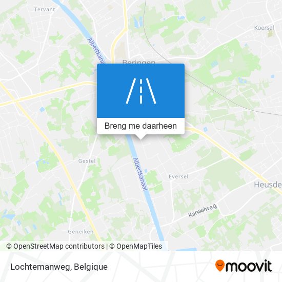 Lochtemanweg kaart