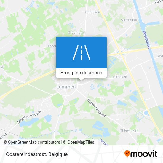 Oostereindestraat kaart