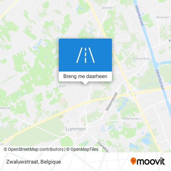 Zwaluwstraat kaart