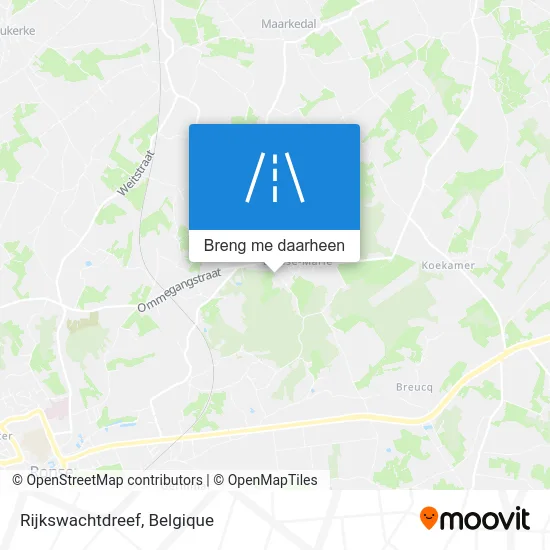 Rijkswachtdreef kaart