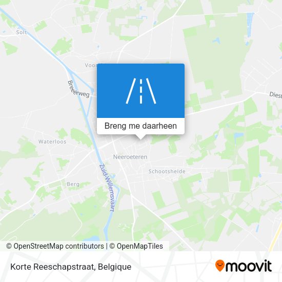 Korte Reeschapstraat kaart