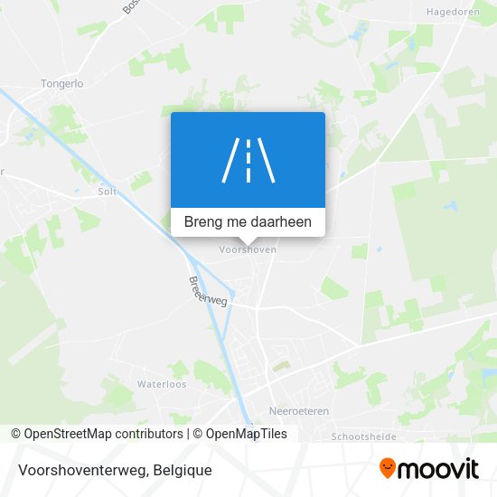 Voorshoventerweg kaart