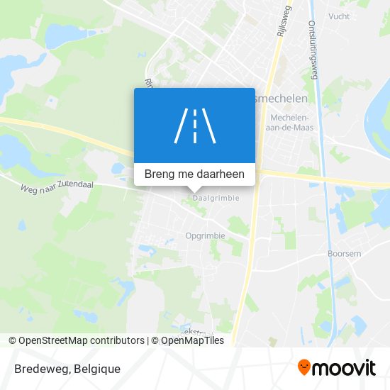 Bredeweg kaart