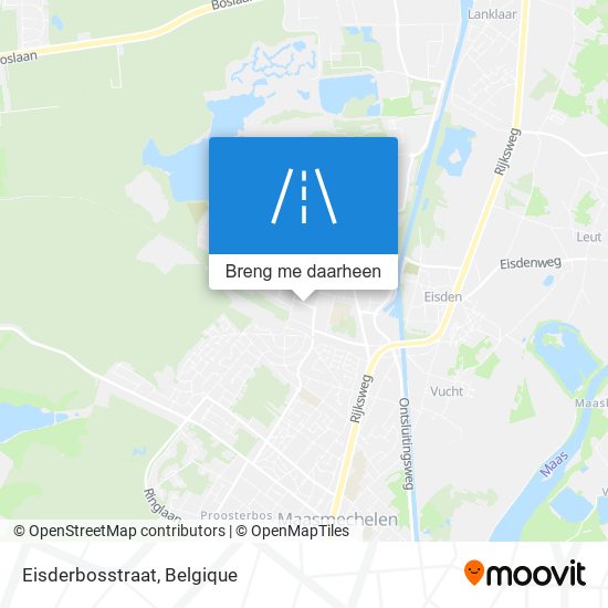 Eisderbosstraat kaart