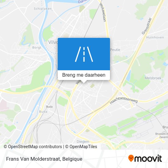 Frans Van Molderstraat kaart