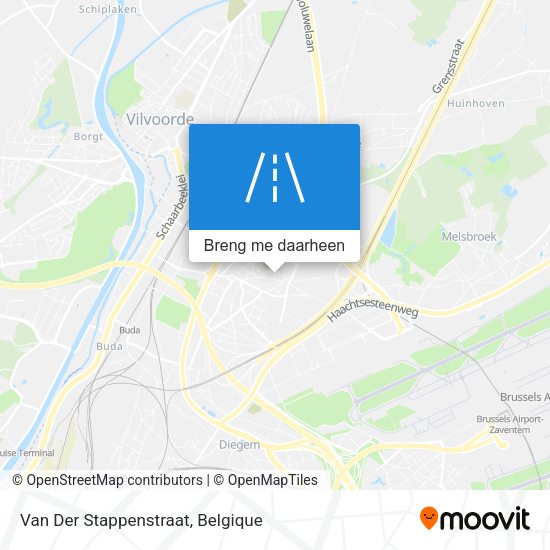 Van Der Stappenstraat kaart