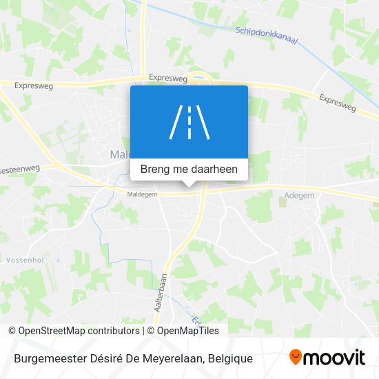 Burgemeester Désiré De Meyerelaan kaart