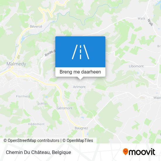 Chemin Du Château kaart