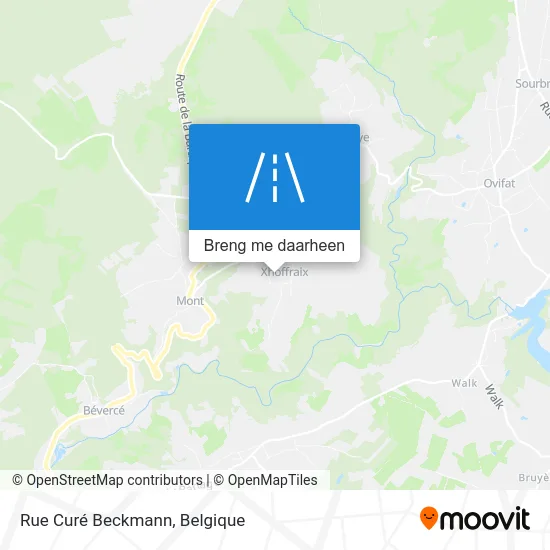 Rue Curé Beckmann kaart