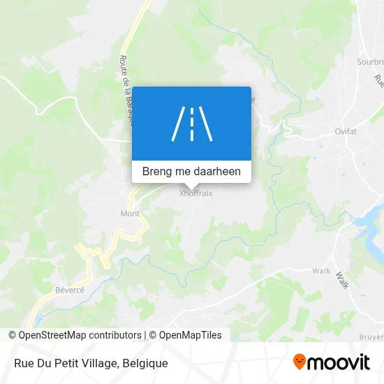 Rue Du Petit Village kaart