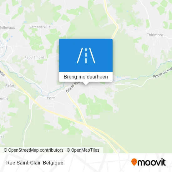 Rue Saint-Clair kaart