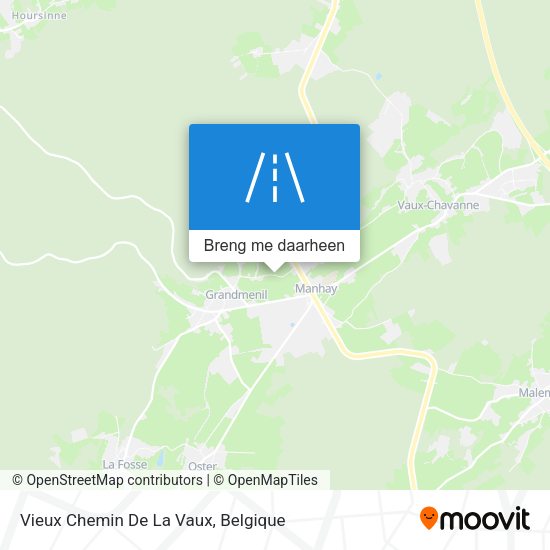 Vieux Chemin De La Vaux kaart