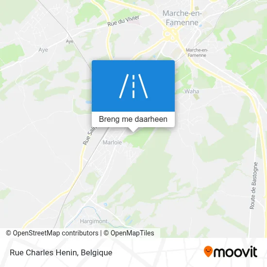 Rue Charles Henin kaart