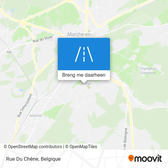 Rue Du Chêne kaart