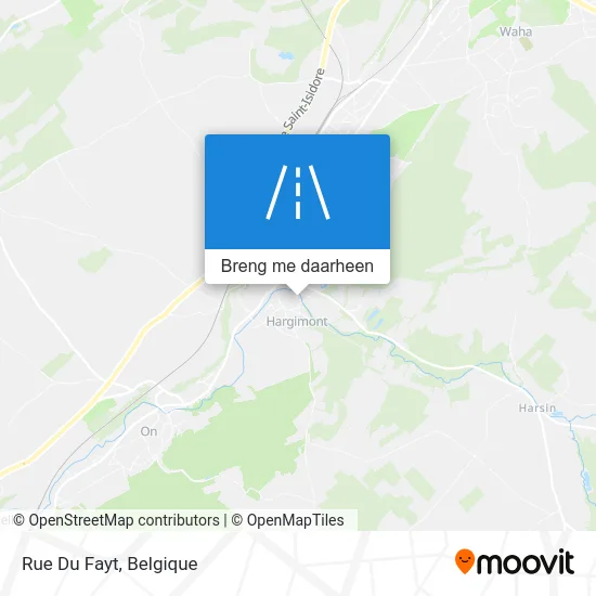 Rue Du Fayt kaart