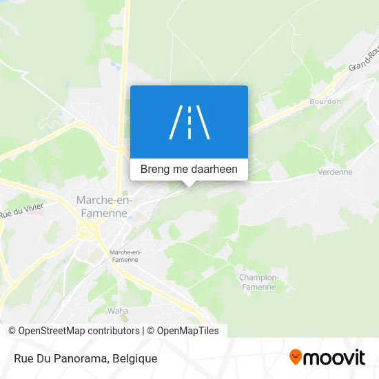 Rue Du Panorama kaart