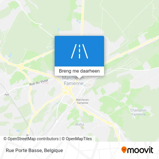 Rue Porte Basse kaart