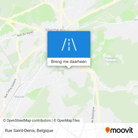 Rue Saint-Denis kaart