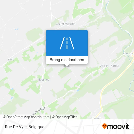 Rue De Vyle kaart