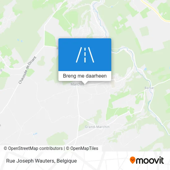 Rue Joseph Wauters kaart