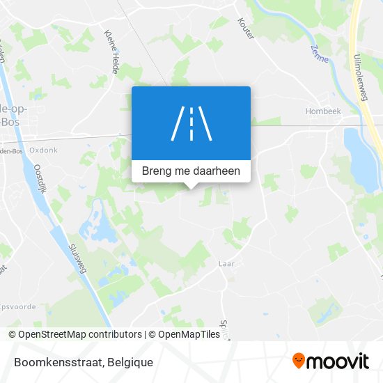 Boomkensstraat kaart
