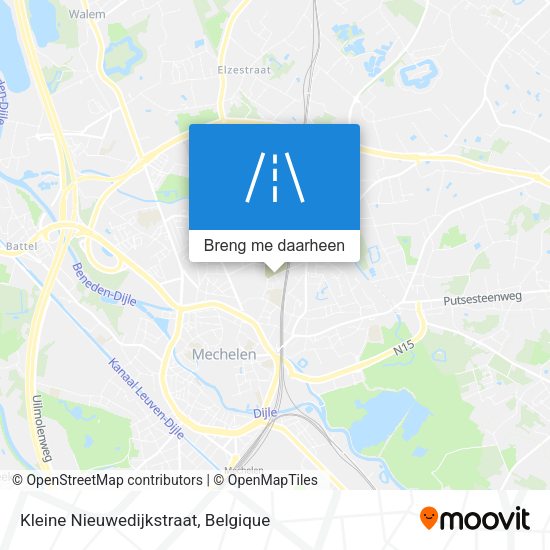 Kleine Nieuwedijkstraat kaart