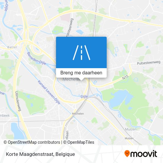 Korte Maagdenstraat kaart