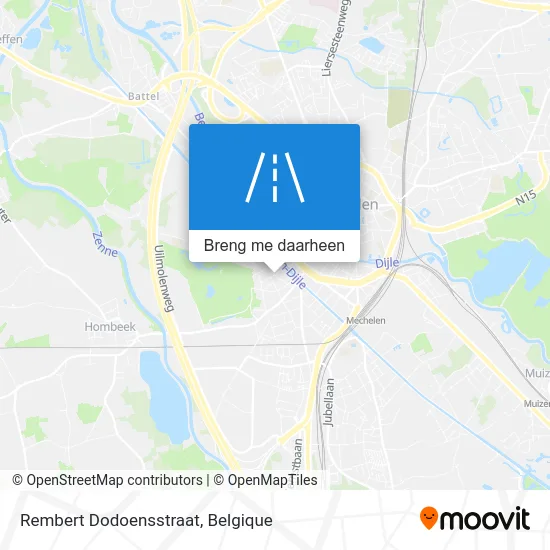 Rembert Dodoensstraat kaart