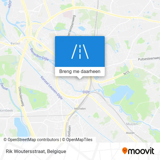 Rik Woutersstraat kaart