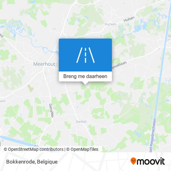 Bokkenrode kaart