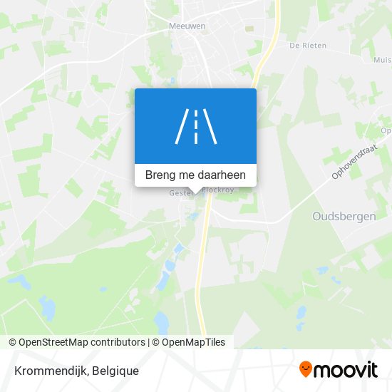 Krommendijk kaart